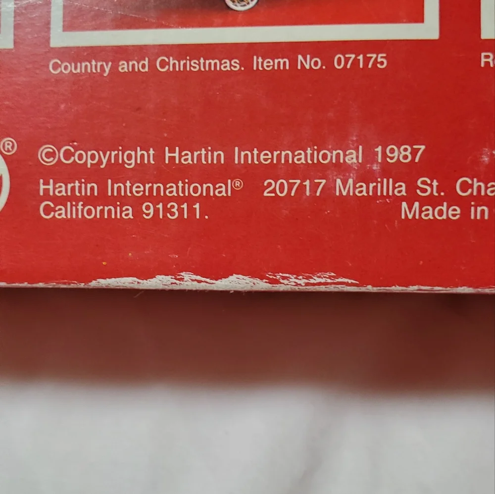 Christmas In Lights Vtg 1987 Country & Xmas Display Wall Mantle Window